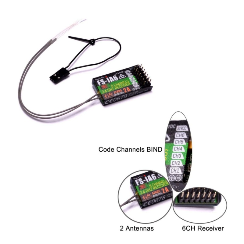 Flysky FS-IA6 Ontvanger 6CH Du - Fpv Drone Antenna recensie en prijs