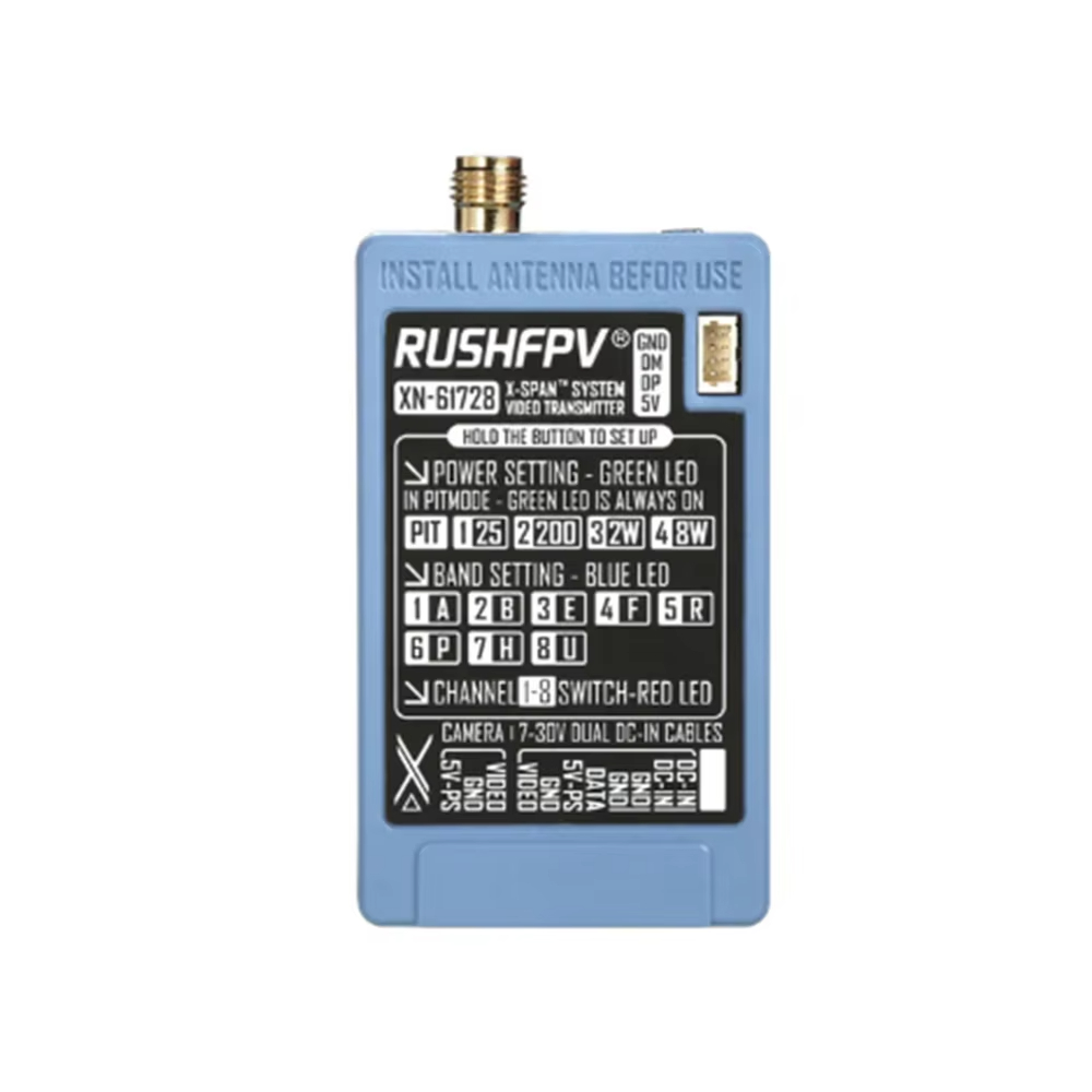 RUSHFPV 6.1‑7.2G 8W X61728 VTX - Fpv Drone Vtx recensie en prijs