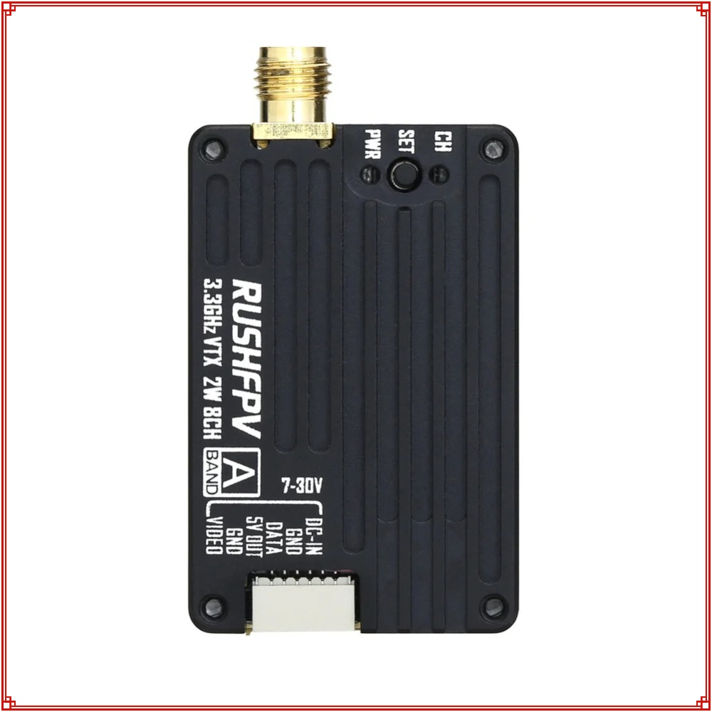 2026 Nieuwe RUSHFPV 3.3G 2W VT - Fpv Drone Transmitter recensie en prijs