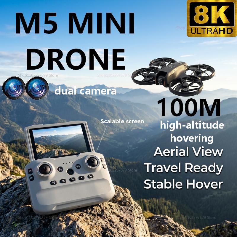2026 Nieuwe M5 Mini Drone 8K H - Fpv Drone Charger recensie en prijs
